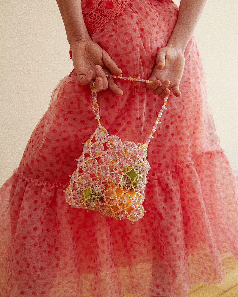 SUNFLOWER HAND BEADED BAG