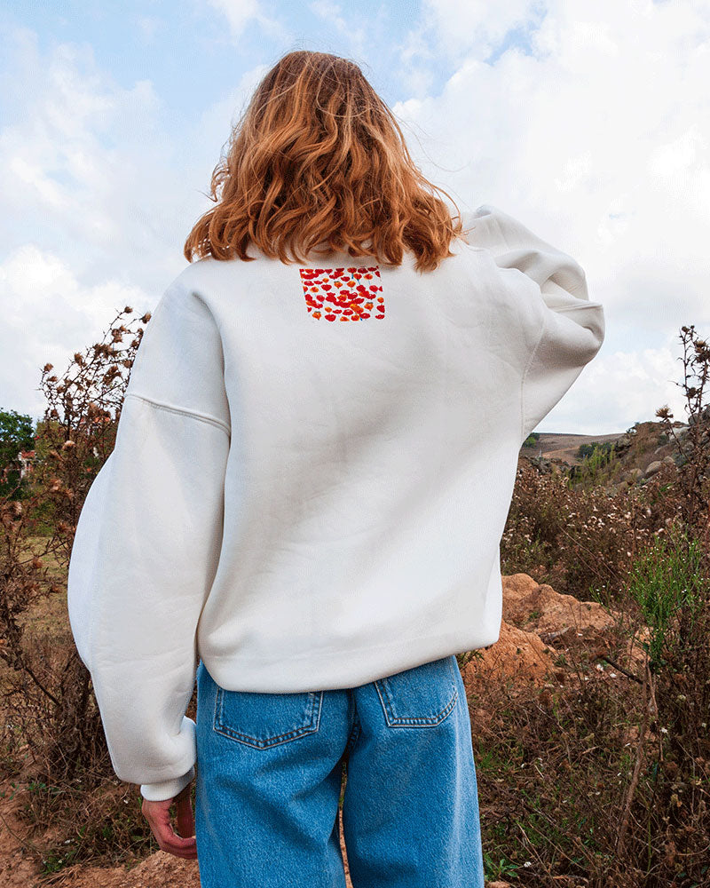 İMZA DESENLİ SWEATSHIRT