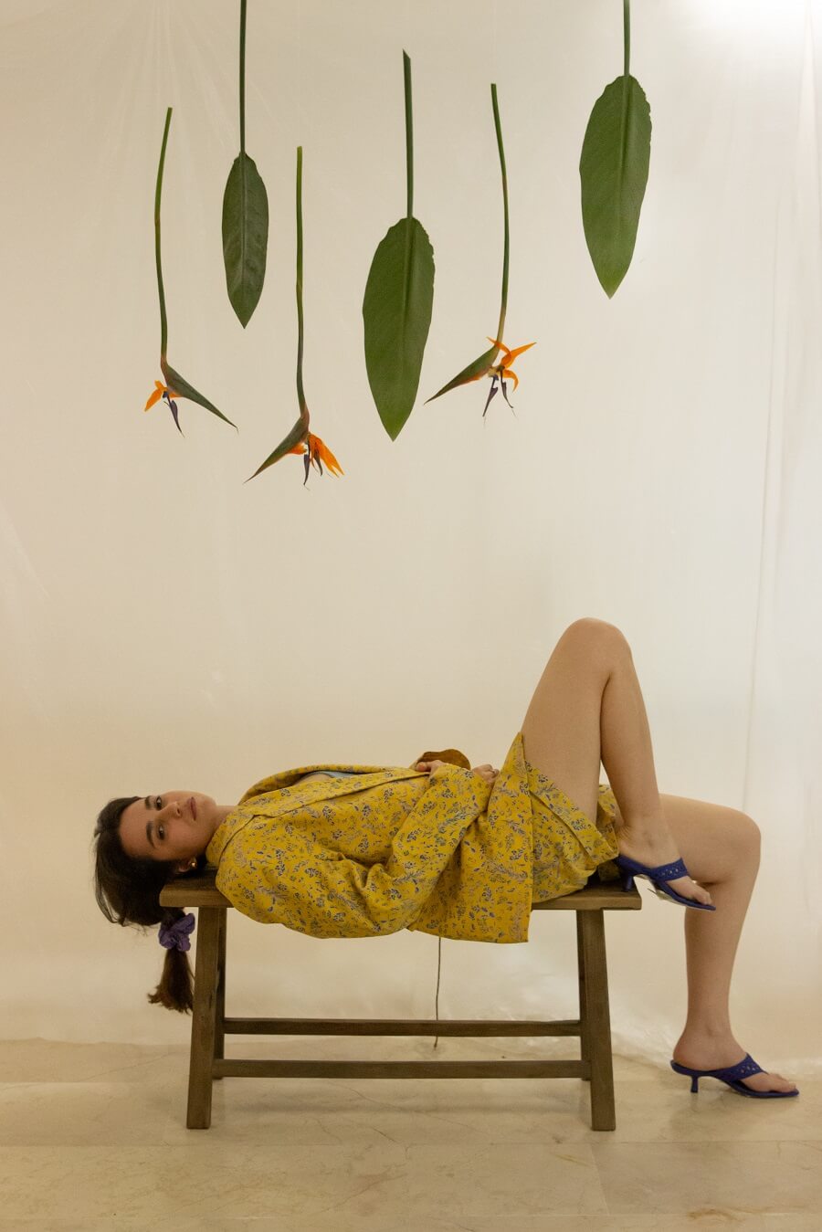 FLORAL PRINTED LINEN SET