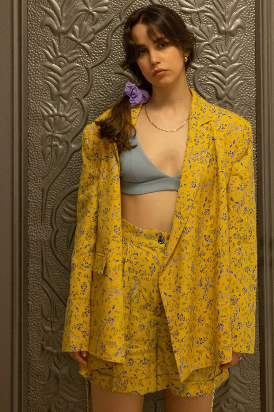 FLORAL PRINTED LINEN SET