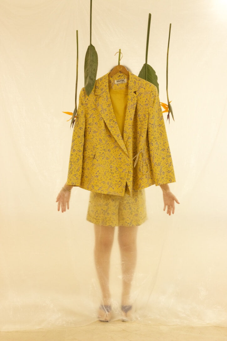 FLORAL PRINTED LINEN SET