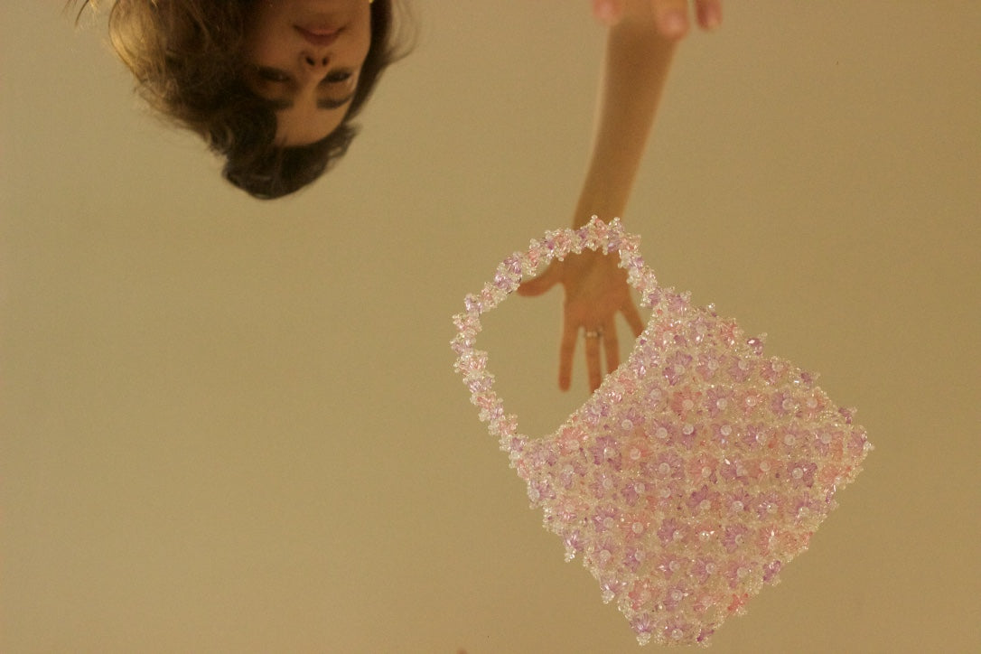 HAND BEADED CACTUS BAG