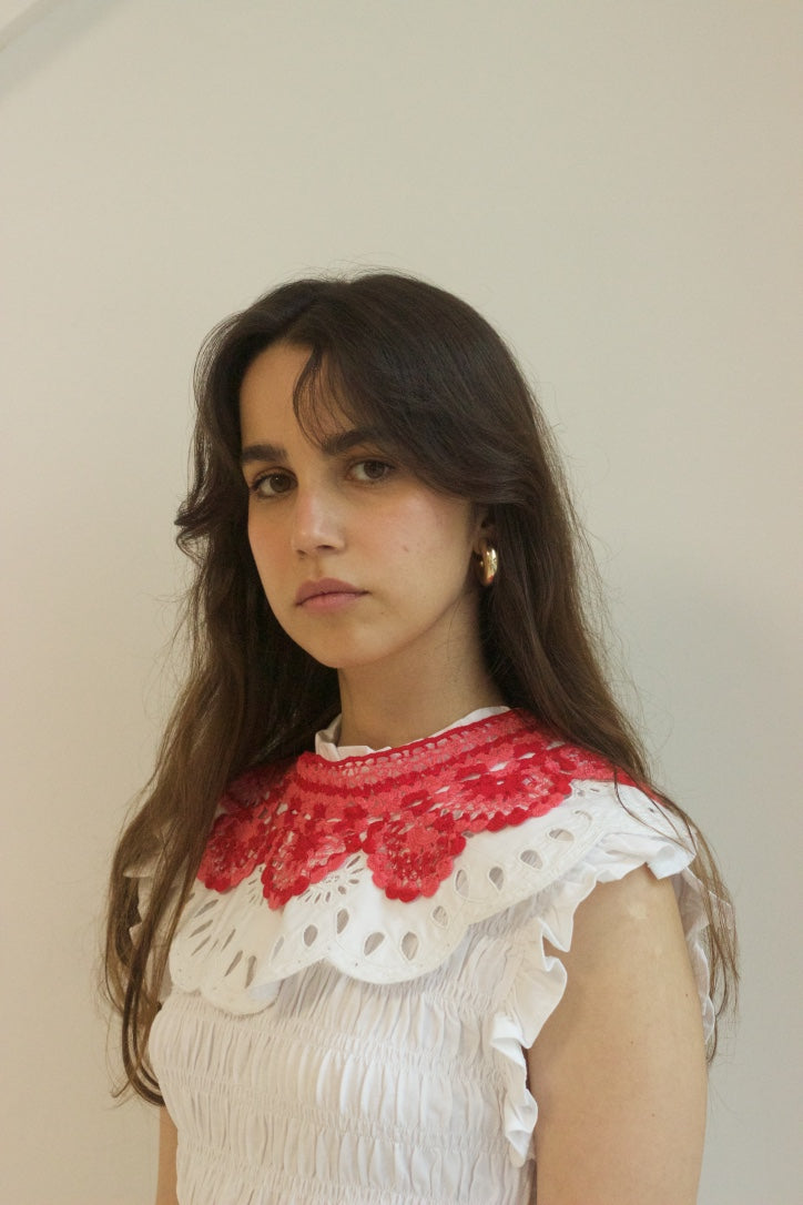 HAND KNITTED COLLAR