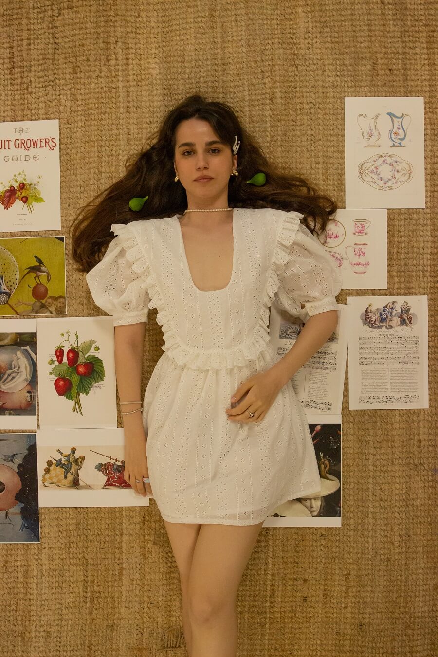 FRILL DETAILED MINI DRESS