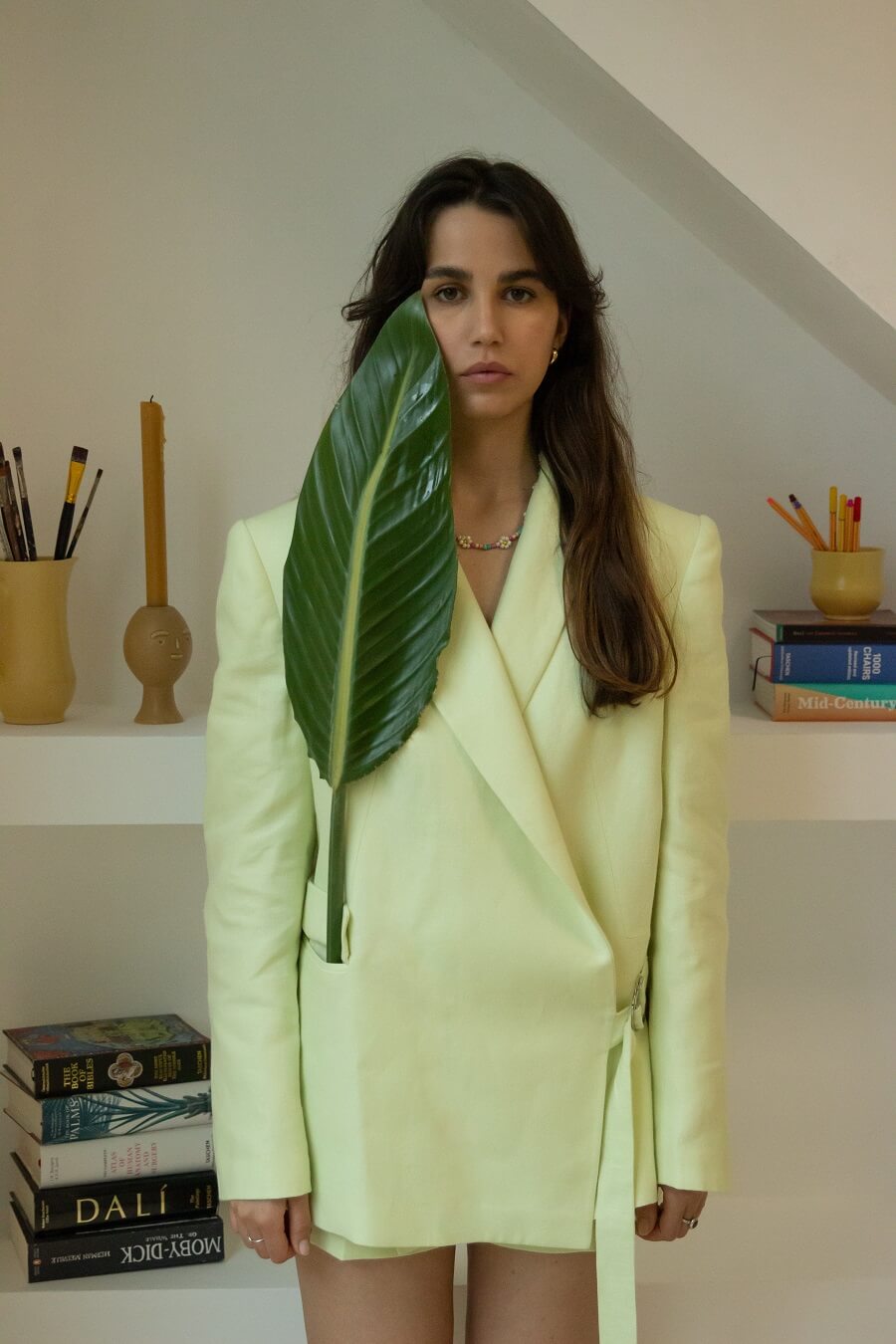 DOUBLE-BREASTED LINEN SET