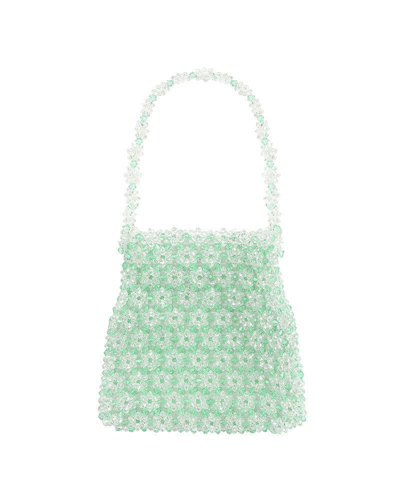 PETITE DAISY HAND BEADED BAG