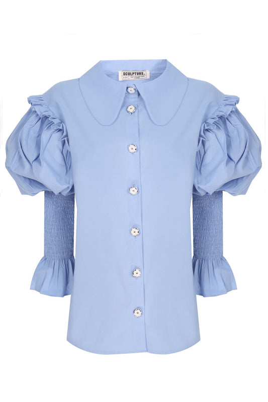 DAISY PETITE BALLOON SLEEVE SHIRT