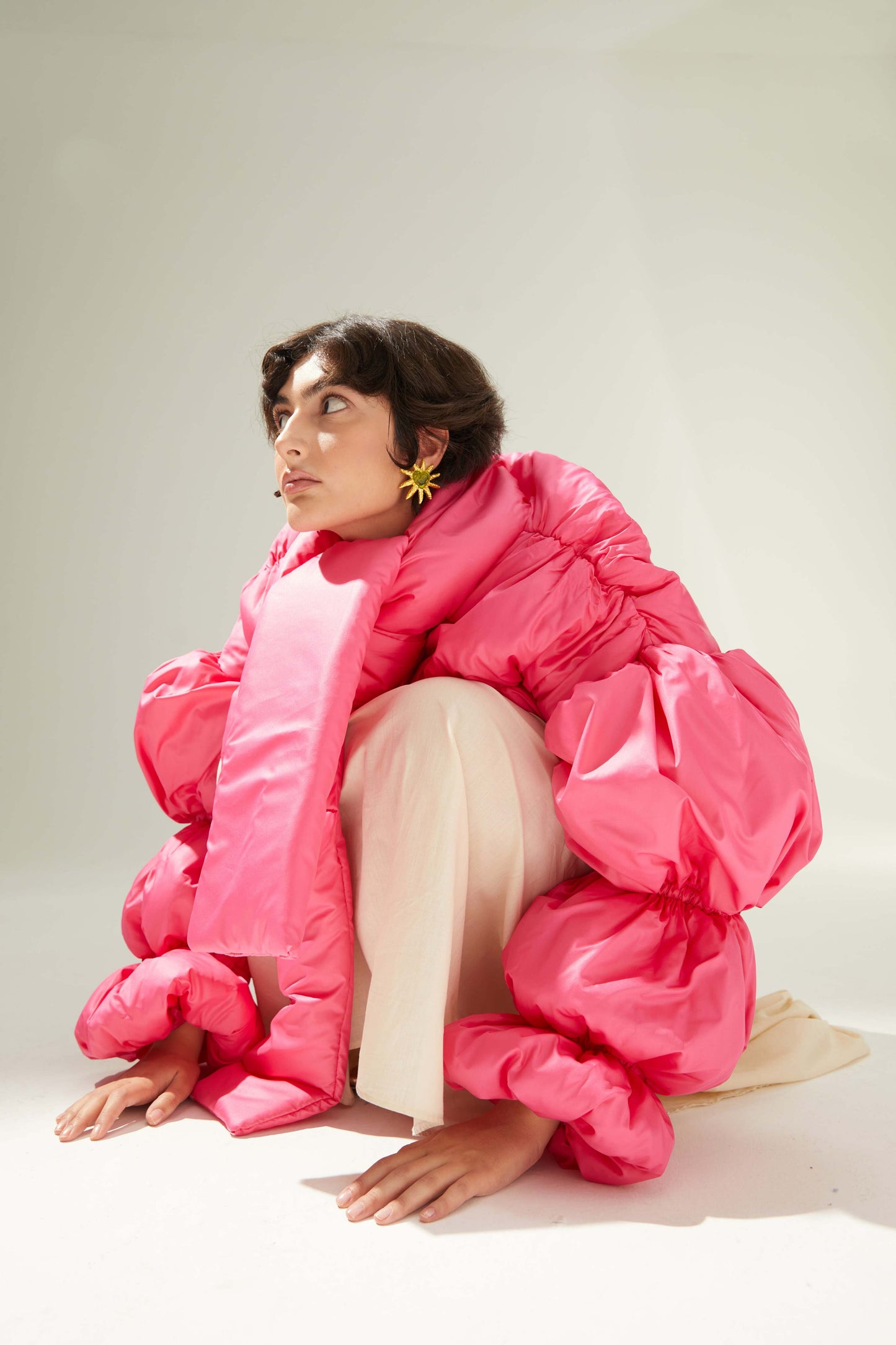 KENDİNDEN ATKILI PUFFER MONT