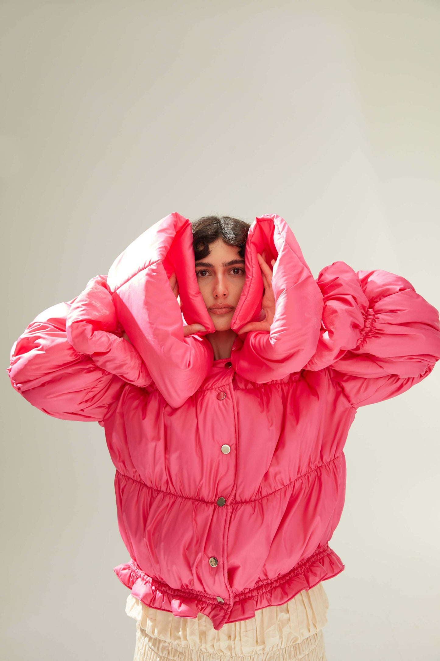 KENDİNDEN ATKILI PUFFER MONT