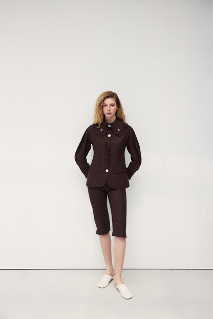 KETEN CAPRI PANTOLON