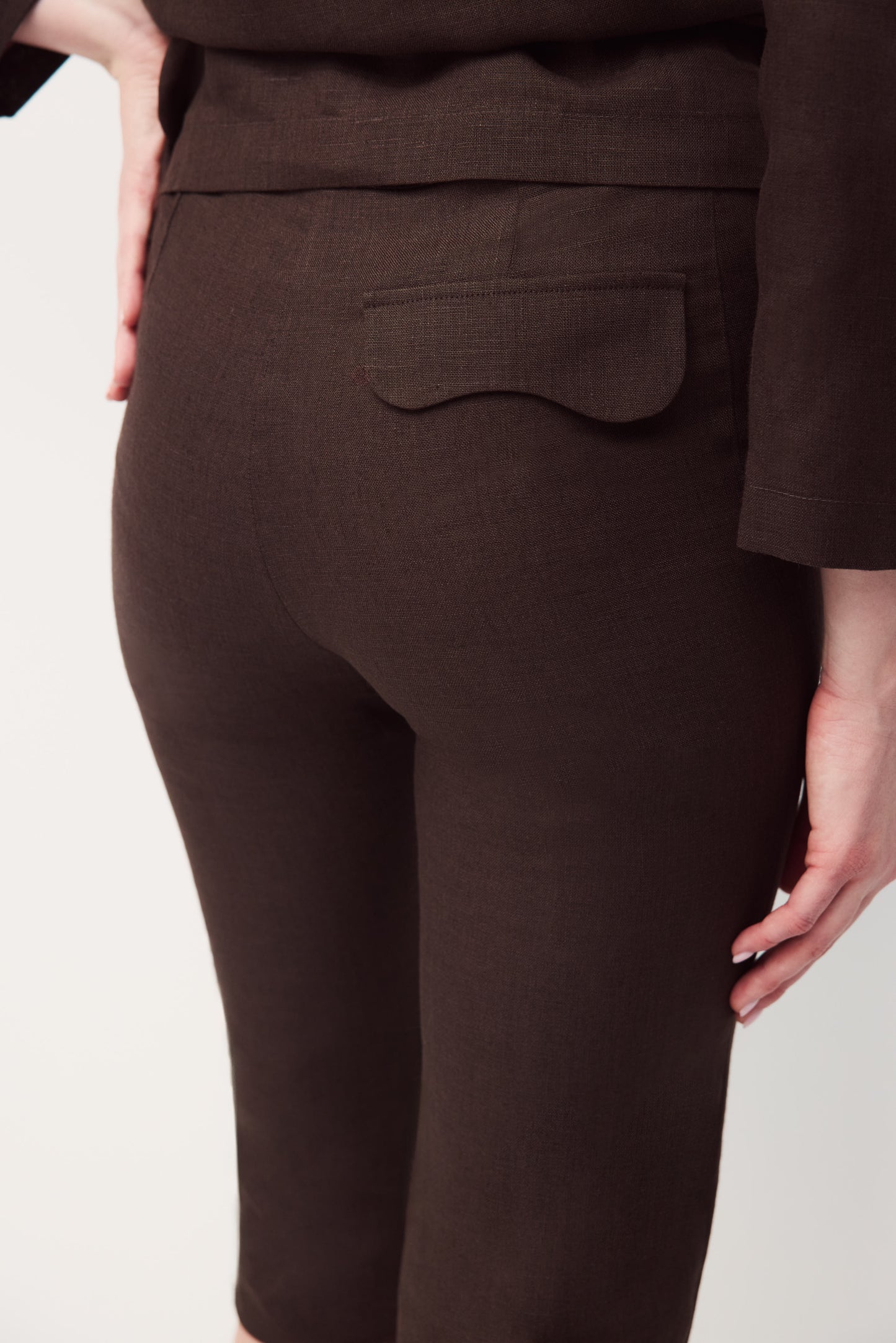KETEN CAPRI PANTOLON