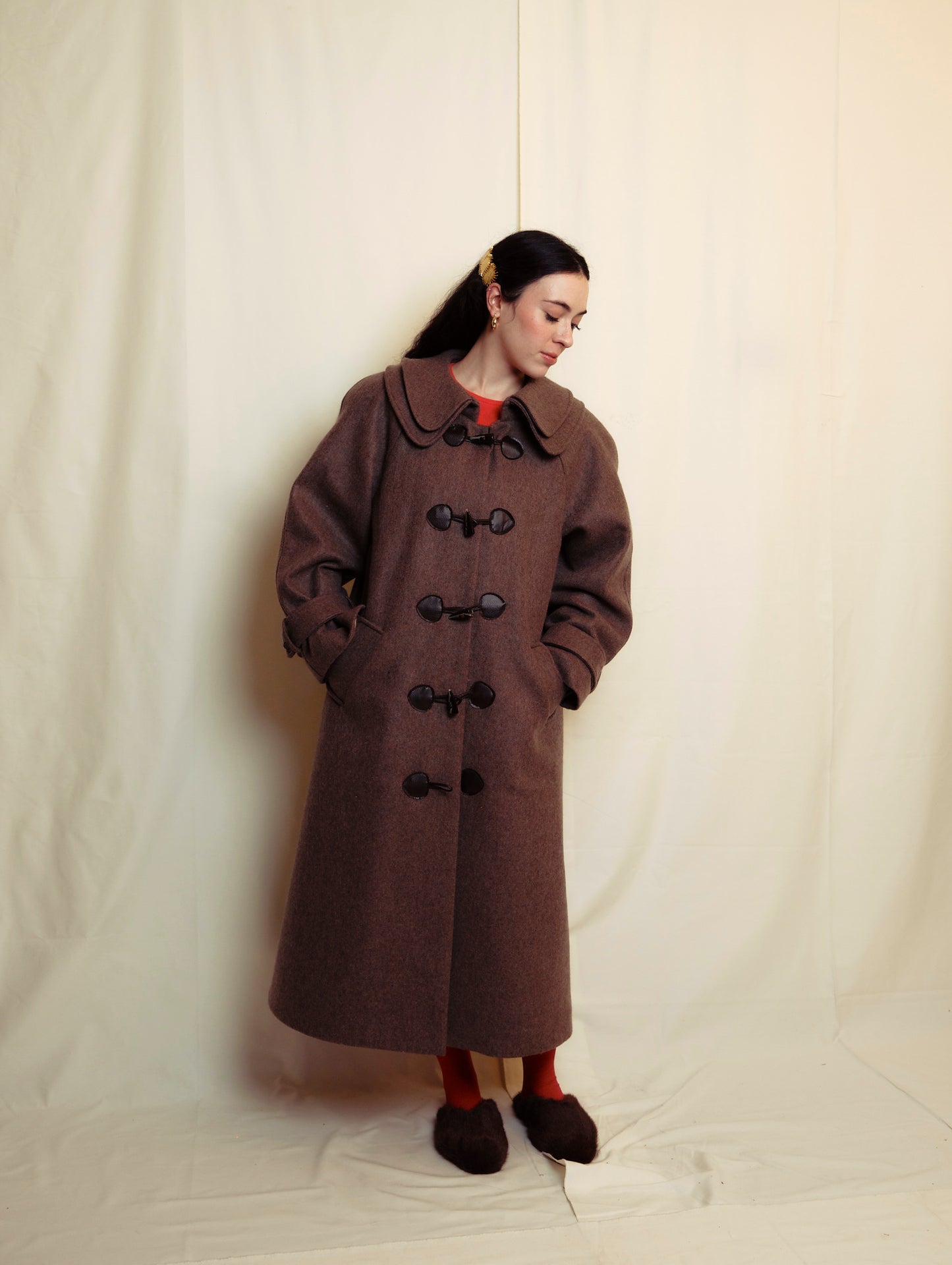 TYCHE YÜNLÜ KAŞE MANTO